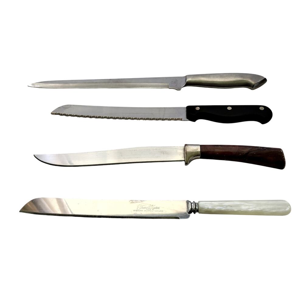 Sheffield Stainless Steel Knife Bundle Vintage TURKEY Cake Fish